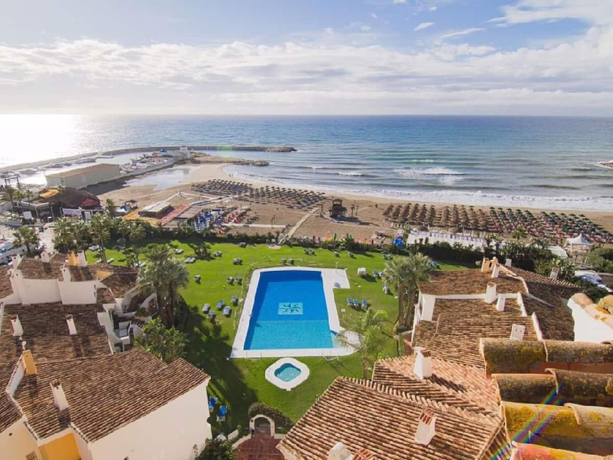 Espectacular Hogar En La Playa Marbella Apartamento Exterior foto